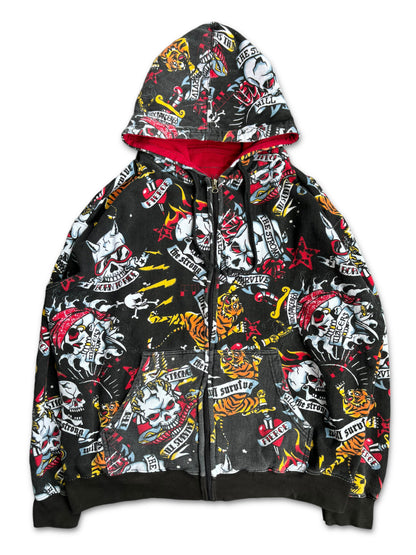 Skull Zip-Up (L)