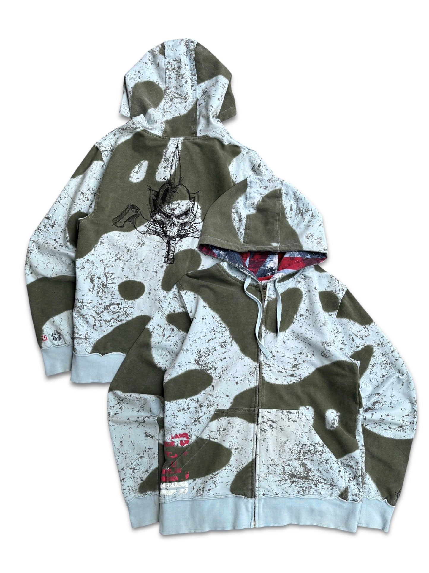 Y2k Oakley Camo Zip-Up (M)